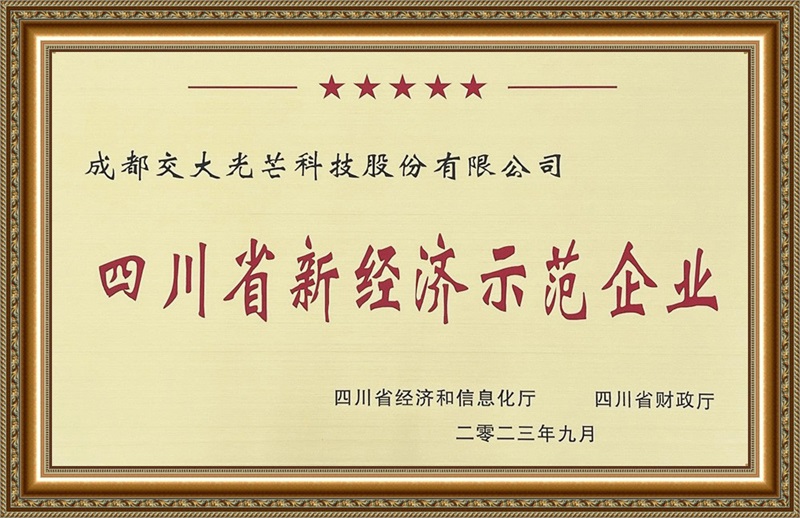 四川省新经济示范企业